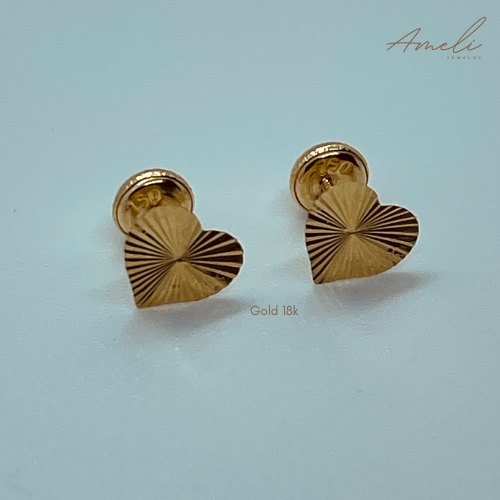 PROFILE HEART EARRIGNS