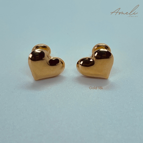 MEDIUM HEART EARRIGNS