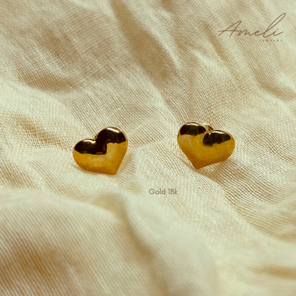 MEDIUM HEART EARRIGNS