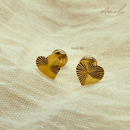 PROFILE HEART EARRIGNS