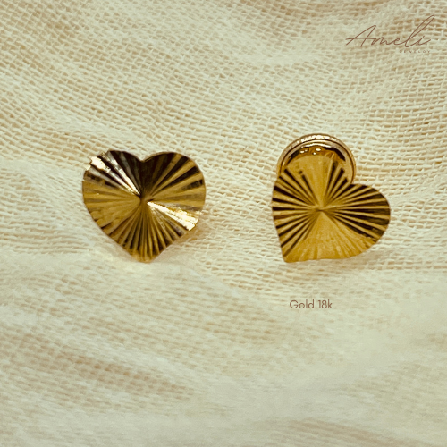 PROFILE HEART EARRIGNS