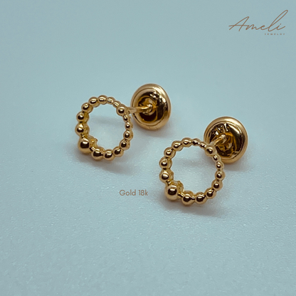 CIRCLE OF BALLS EARRIGNS