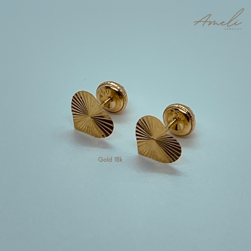 PROFILE HEART EARRIGNS