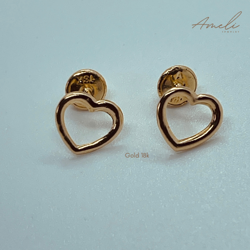 WIRE TYPE HEART EARRIGNS